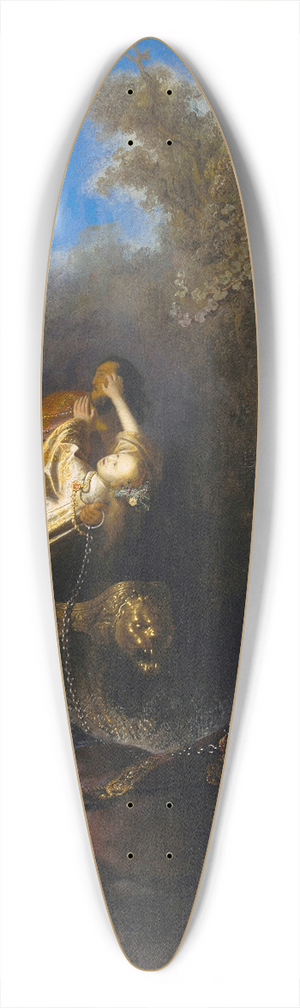 Rembrandt van Rijn - The Abduction of Proserpina 39.3 inch art pintail longboard deck