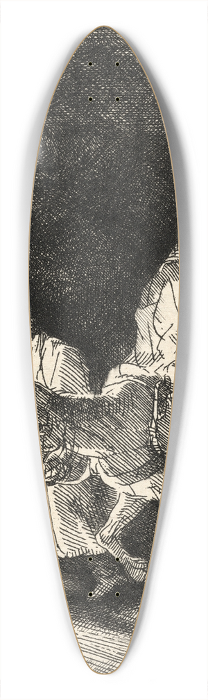 Rembrandt van Rijn - The Flight into Egypt: a Night Piece 39.3 inch art pintail longboard deck Rembrandt van Rijn - The Flight into Egypt: a Night Piece 39.3 inch art pintail longboard deck