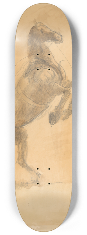 Cyprin Majernk - Rearing Horse 8.25 inch art skate deck Cyprin Majernk - Rearing Horse 8.25 inch art skate deck