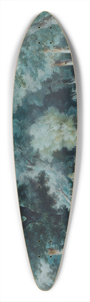 Remigius Adrianus van Haanen - Waldinneres 39.3 inch art pintail longboard deck