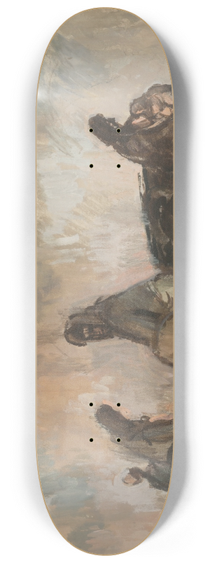 Cyprin Majernk - Refugees 8.25 inch art skate deck Cyprin Majernk - Refugees 8.25 inch art skate deck