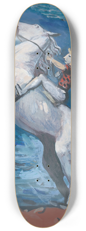 Cyprin Majernk - Rider by Seashore 8.25 inch art skate deck Cyprin Majernk - Rider by Seashore 8.25 inch art skate deck