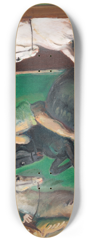 Cyprin Majernk - Riders (On Horses) 8.25 inch art skate deck Cyprin Majernk - Riders (On Horses) 8.25 inch art skate deck