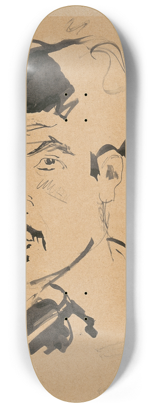 Cyprin Majernk - Self-Portrait 8.25 inch art skate deck