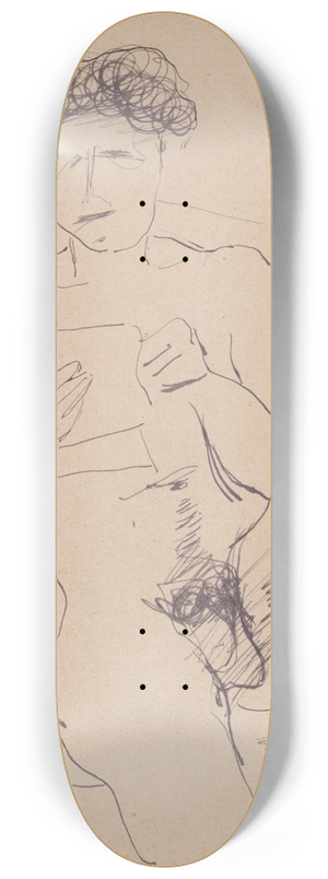 Cyprin Majernk - Skicr 8.25 inch art skate deck