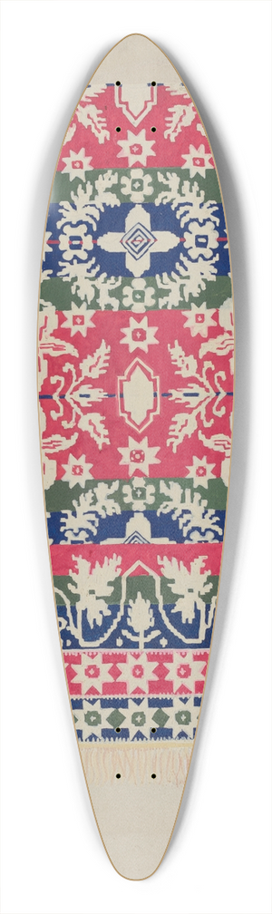 Rex F. Bush - Coverlet 39.3 inch art pintail longboard deck