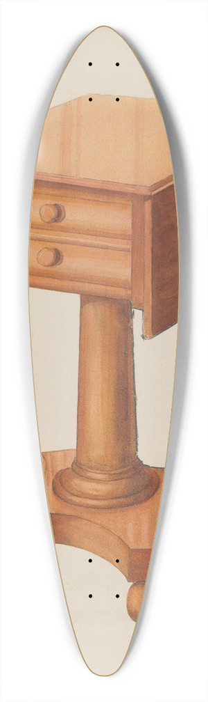Rex F. Bush - Drop-leaf Table 39.3 inch art pintail longboard deck