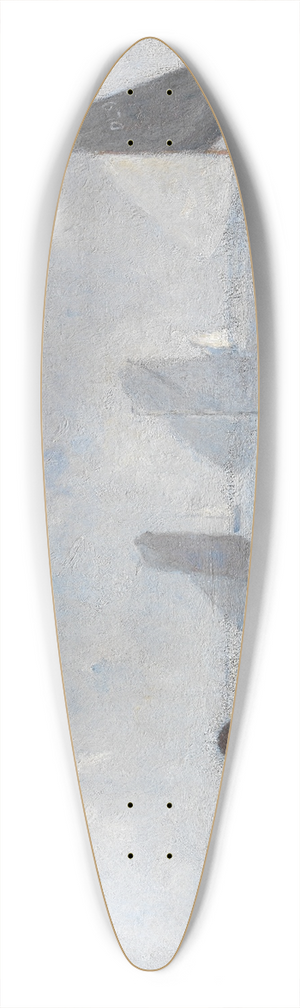 Richard Baseleer - Shrimpers on the Lower Scheldt 39.3 inch art pintail longboard deck