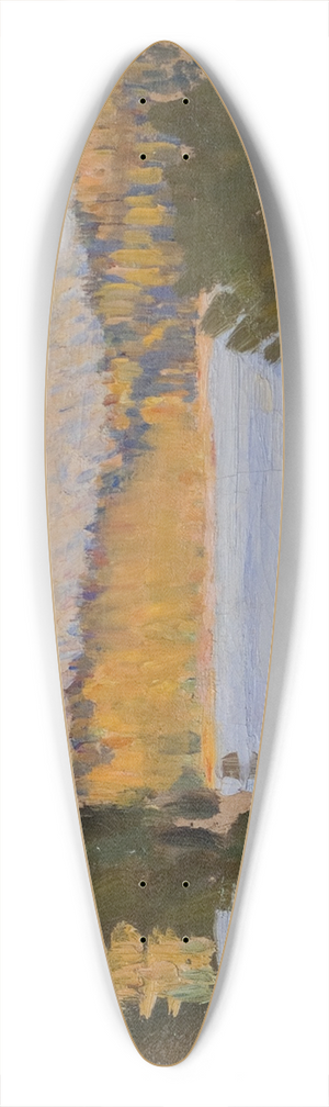 Richard Bergh - Beach at sbyholm 39.3 inch art pintail longboard deck