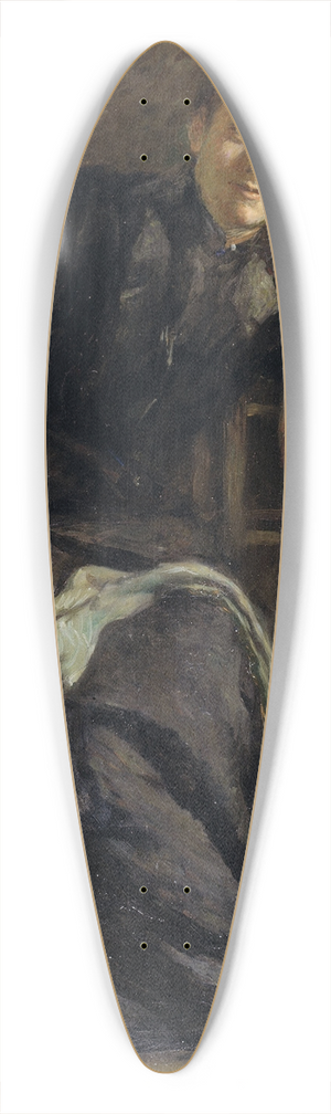 Richard Bergh - The Artist Eva Bonnier 39.3 inch art pintail longboard deck
