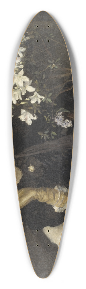 Richard Bergh - The Artist, Julia Beck 39.3 inch art pintail longboard deck