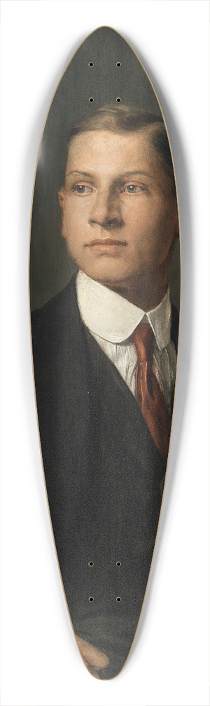 Richard Bitterlich - Portrait of Hans (Johann Nepomuk) Reithoffer 39.3 inch art pintail longboard deck