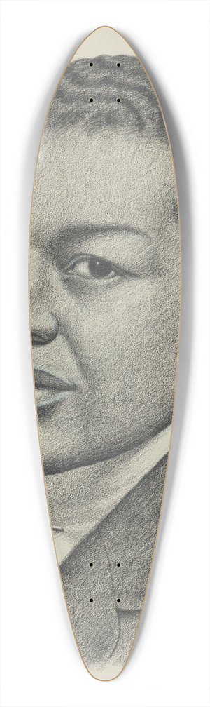 Richard Brent - Bert Williams 39.3 inch art pintail longboard deck Richard Brent - Bert Williams 39.3 inch art pintail longboard deck