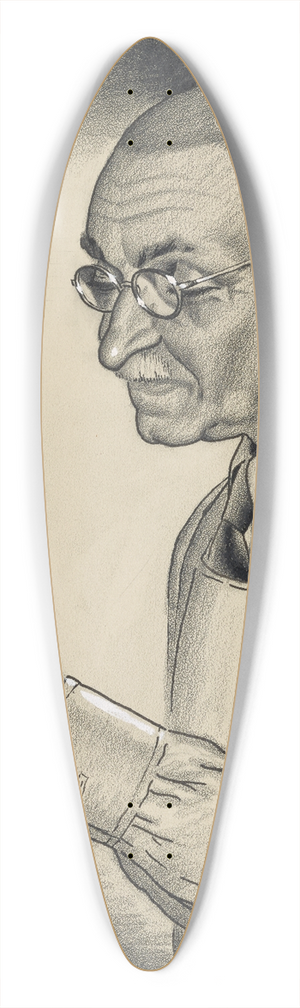 Richard Brent - Dr. G.W. Carver at Work in His Laboratory 39.3 inch art pintail longboard deck