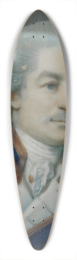 Richard Crosse - Portrait of a Gentleman 39.3 inch art pintail longboard deck