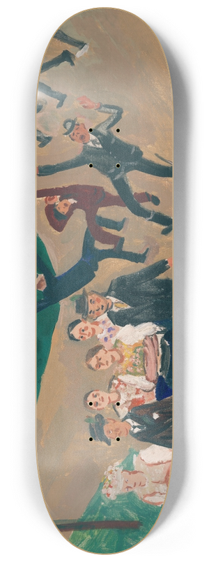Cyprin Majernk - Wedding Procession 8.25 inch art skate deck