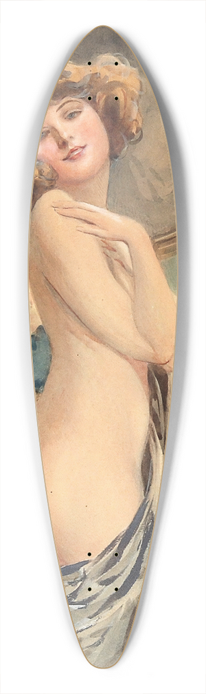 Richard Geiger - Junge Schnheit 39.3 inch art pintail longboard deck