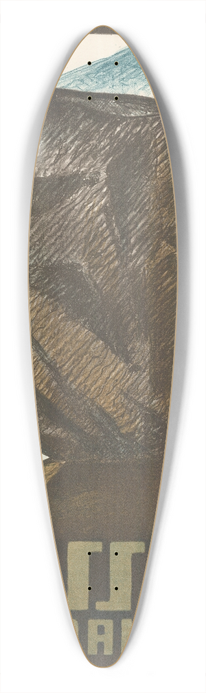 Richard Harlfinger - Secession 39.3 inch art pintail longboard deck