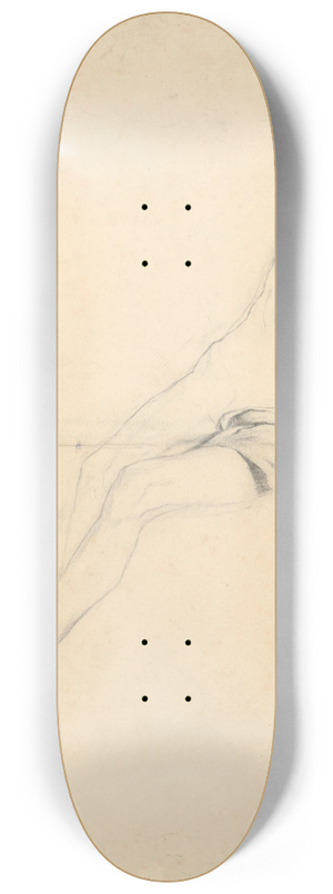 Cyril Kutlk - Study of a Beggar I. 8.25 inch art skate deck