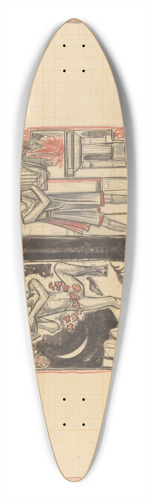 Richard Nicolas Roland Holst - Ontwerp voor de omslag van een programma van het Concertgebouw 39.3 inch art pintail longboard deck