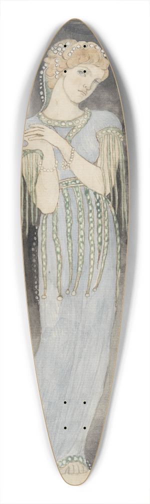 Richard Nicolas Roland Holst - Ontwerp voor kostuum voor Deiopeia 39.3 inch art pintail longboard deck Richard Nicolas Roland Holst - Ontwerp voor kostuum voor Deiopeia 39.3 inch art pintail longboard deck