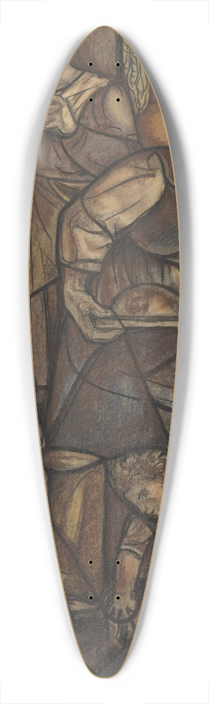 Richard Nicolas Roland Holst - Ontwerp voor raam in het Stadhuis in Amsterdam 39.3 inch art pintail longboard deck