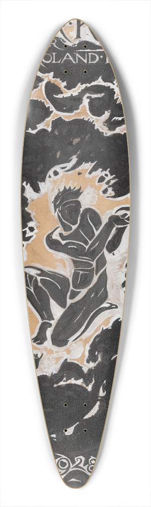 Richard Nicolas Roland Holst - Tweede ontwerp voor de boekband voor Over Kunst, II, door R.N. Roland Holst 39.3 inch art pintail longboard deck