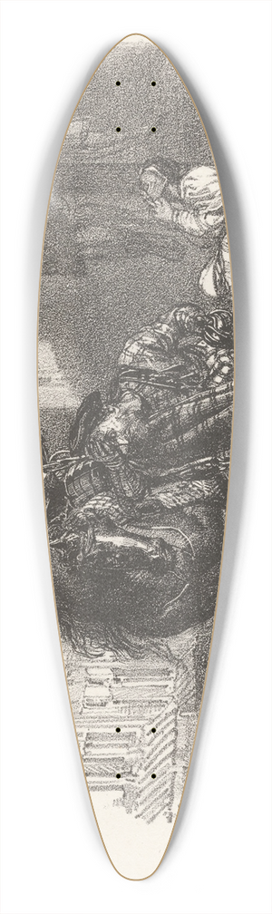 Richard Parkes Bonington - Les Pendus 39.3 inch art pintail longboard deck