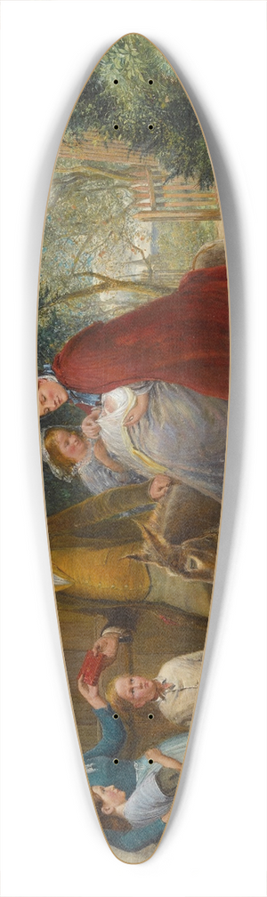 Richard Redgrave - Starting for the Christening 39.3 inch art pintail longboard deck