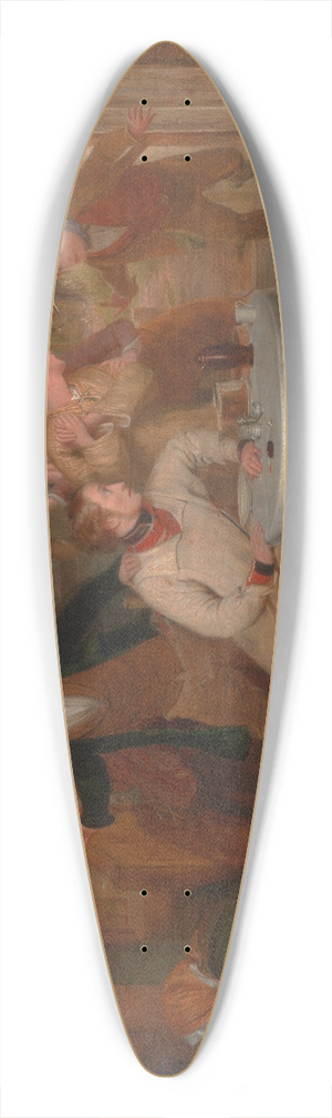 Richard Redgrave - The Deserters Home 39.3 inch art pintail longboard deck