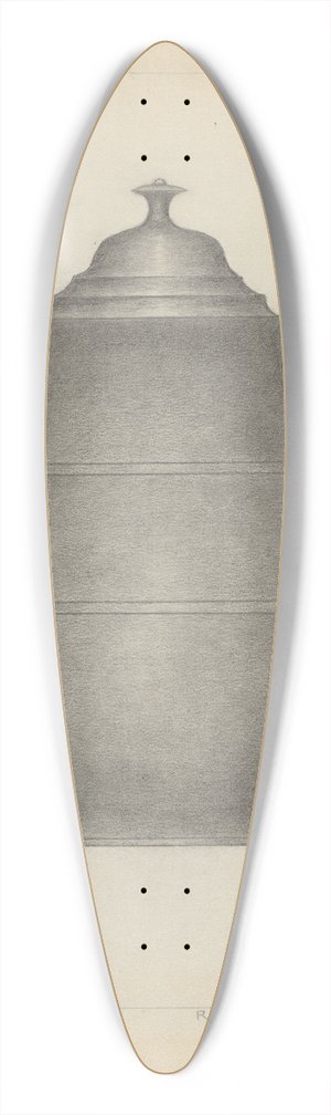 Richard Schoene - Pewter Pitcher 39.3 inch art pintail longboard deck