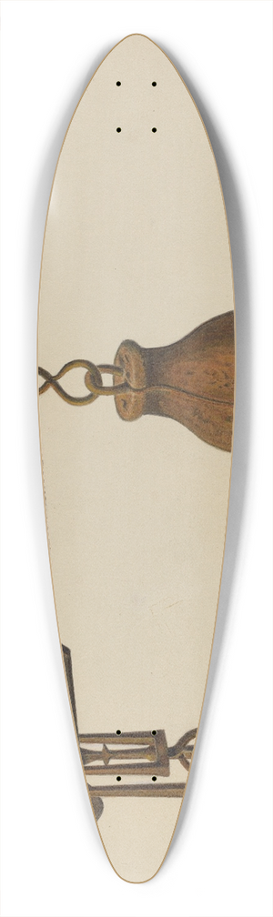 Richard Taylor - Weighing Scale 39.3 inch art pintail longboard deck