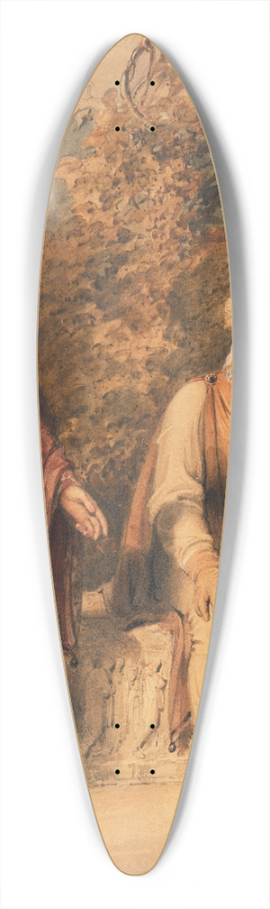Richard Westall - Alcibiades and Timon 39.3 inch art pintail longboard deck