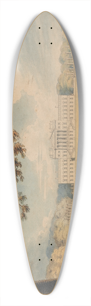 Richard Westall - Wanstead House 39.3 inch art pintail longboard deck