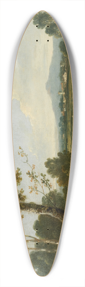 Richard Wilson - Landscape In Italy 39.3 inch art pintail longboard deck Richard Wilson - Landscape In Italy 39.3 inch art pintail longboard deck