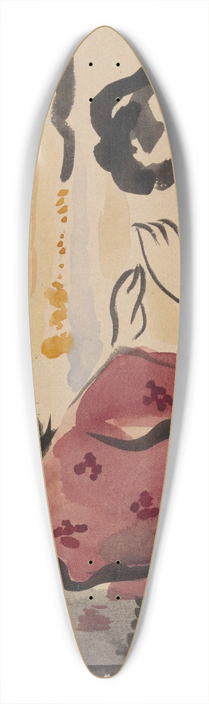 Rik Wouters - Seated Woman 39.3 inch art pintail longboard deck