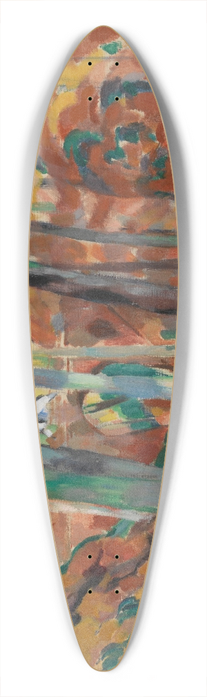 Rik Wouters - The Ravine A 39.3 inch art pintail longboard deck