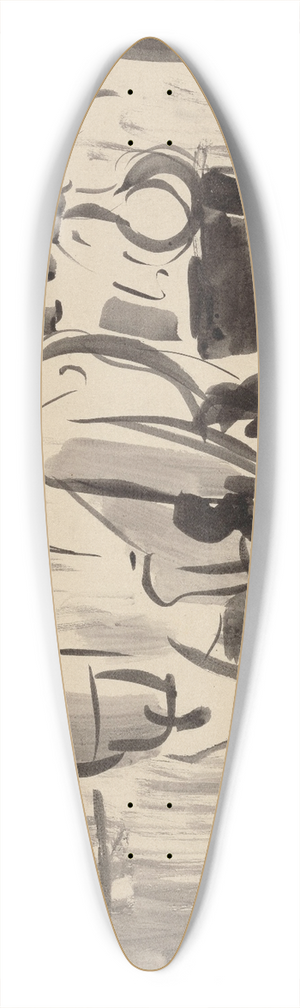 Rik Wouters - Woman in an Interior 39.3 inch art pintail longboard deck