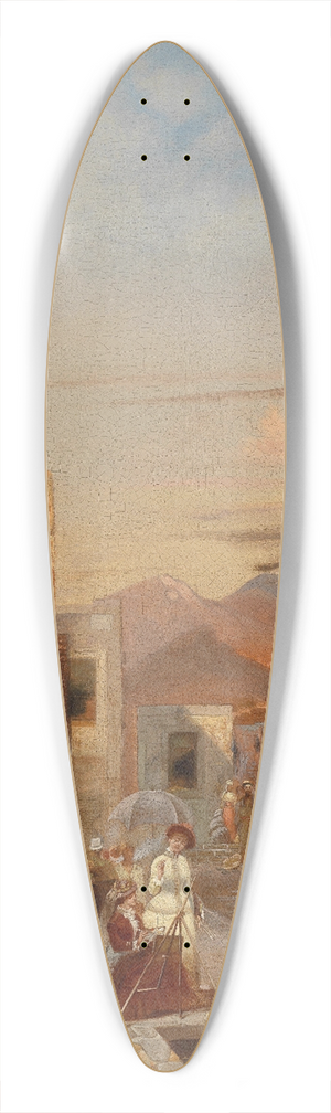 Robert Alott - Sditalienische Szene 39.3 inch art pintail longboard deck