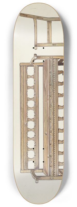 Dana Bartlett - Wooden Bench 8.25 inch art skate deck