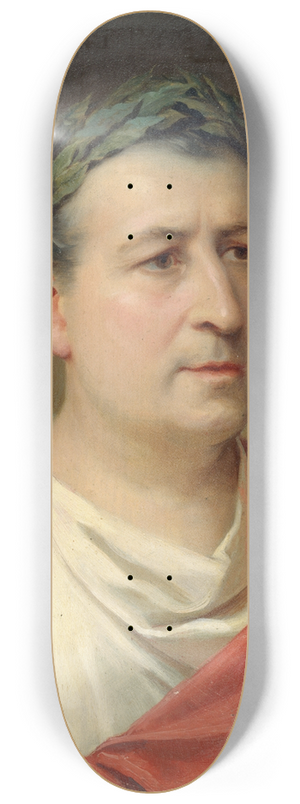 Daniel Brard - Portrait dHenri Maubant (1821-1902), socitaire de la Comdie-Fanaise dans le rle dAuguste dans Cinna. 8.25 inch art skate deck