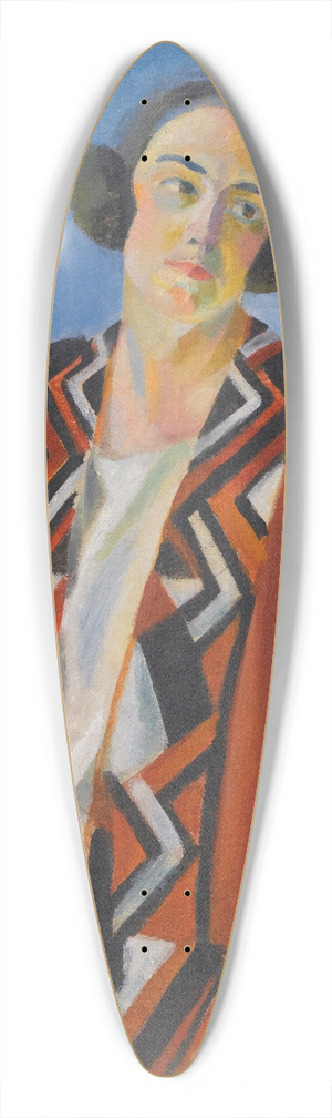 Robert Delaunay - Portrait De Hlne Marre 39.3 inch art pintail longboard deck
