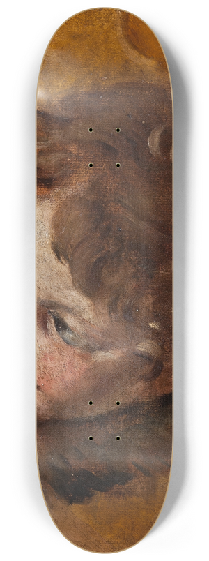 Daniele Crespi - Head of a Cherub 8.25 inch art skate deck
