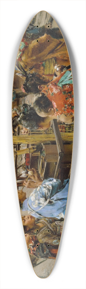 Robert Frederick Blum - The Ameya 39.3 inch art pintail longboard deck