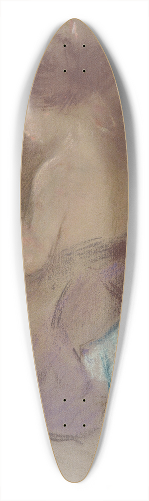 Robert Frederick Blum - The Toilet 39.3 inch art pintail longboard deck