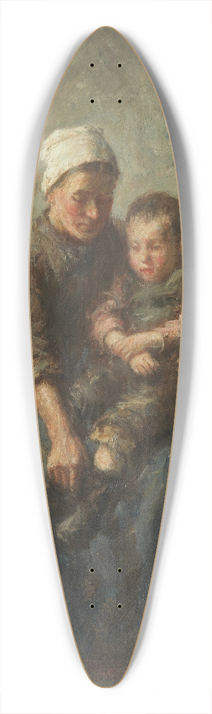 Robert Gemmell Hutchison - A cuddle 39.3 inch art pintail longboard deck