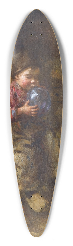 Robert Gemmell Hutchison - The Balloon 39.3 inch art pintail longboard deck