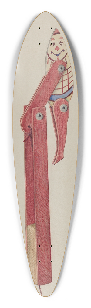 Robert Gilson - Humpty Dumpty Jumping Jack 39.3 inch art pintail longboard deck