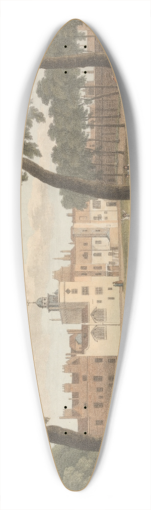 Robert Havell - A View of the Chapter House taken from the Green 39.3 inch art pintail longboard deck Robert Havell - A View of the Chapter House taken from the Green 39.3 inch art pintail longboard deck