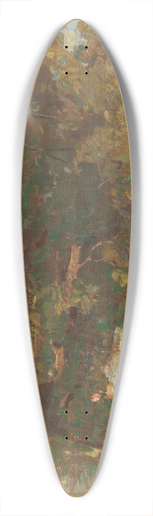 Robert Hope - East Lothian landscape 39.3 inch art pintail longboard deck Robert Hope - East Lothian landscape 39.3 inch art pintail longboard deck